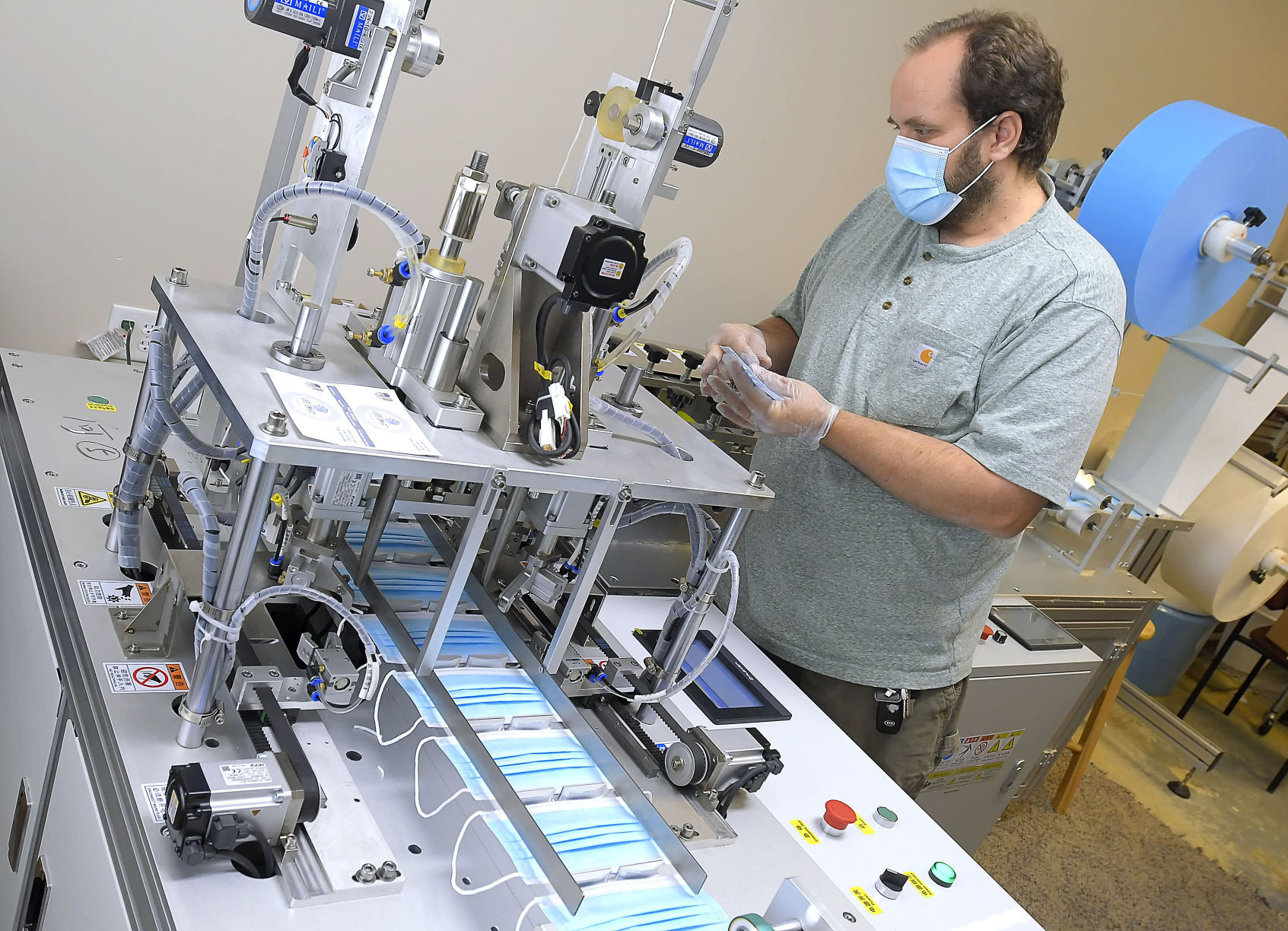 'Made in the USA': New machine puts Cache Valley on disposable mask map